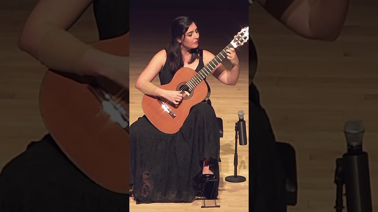 Spanish folk song &ldquo;Tatuaje&rdquo; at the Green Music Center in Sonoma, California. #guitar #spanishmusic
