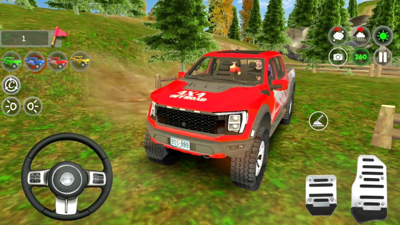 4x4 Offroad Jeep Driving Simulator 3D - Drive SUV 4x4 jeep Offroad Game - Android GamePlay