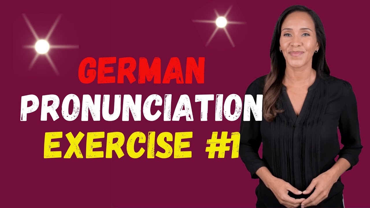 Improve Your German Pronunciation! Exercise #1