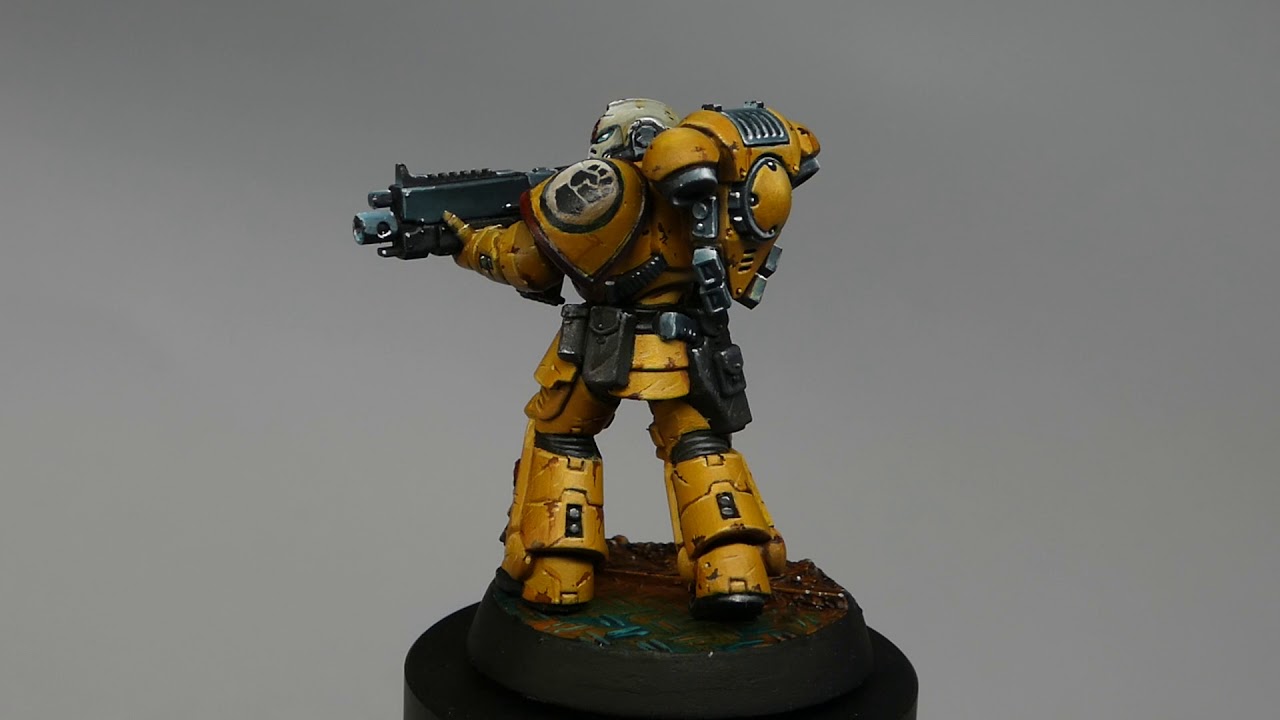 Imperial Fists Primaris Turntable