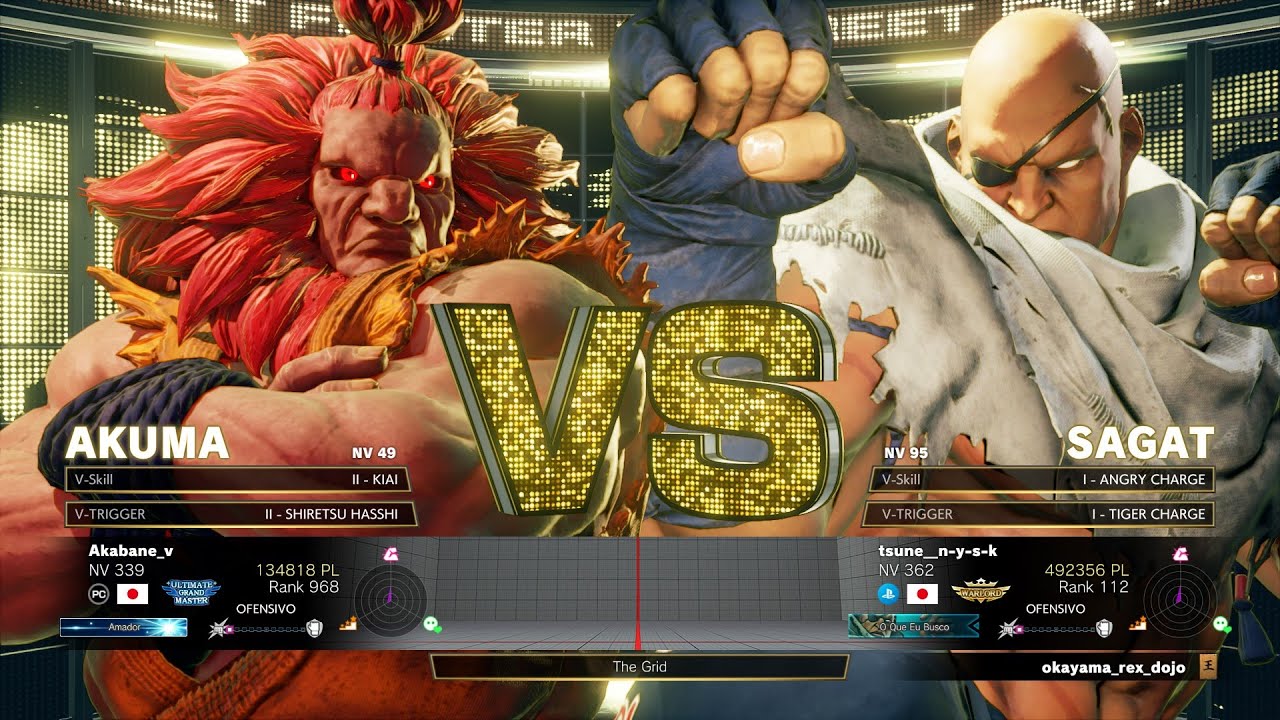 SFV Champion Edition 🔥 Akabane_v (AKUMA) Vs tsune_n-y-s-k (SAGAT) 🔥 Online Match's 04-20-2023