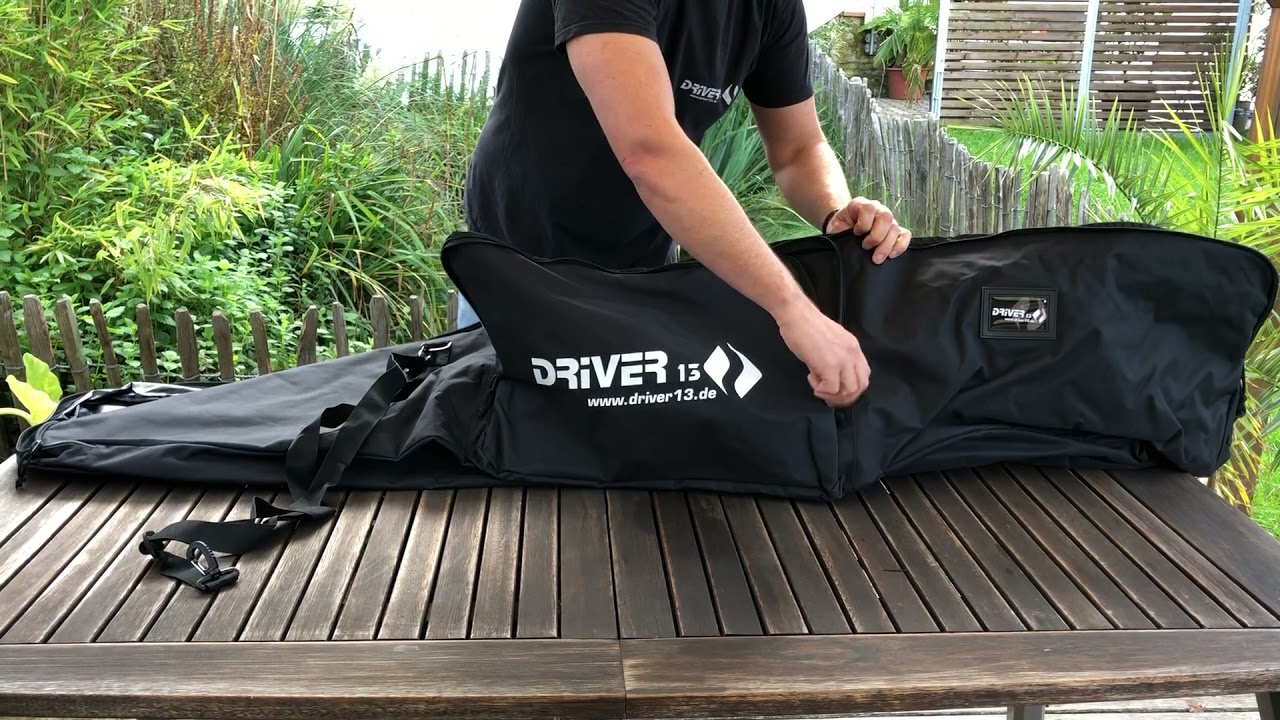 Driver13 &reg; Snowboard Tasche Boardbag Snowboard Bag schwarz 178 cm