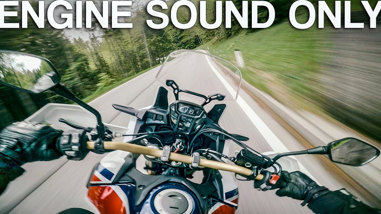 How NOT to ride a HONDA AFRICA TWIN DCT sound [RAW Onboard]