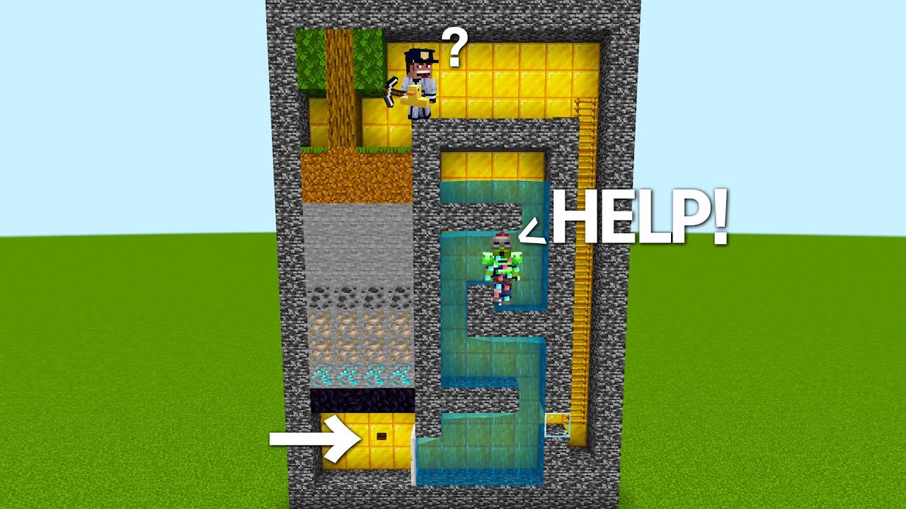 監禁、上がる水位、迫るタイムリミット。マイクラの知識があれば彼を救出できる