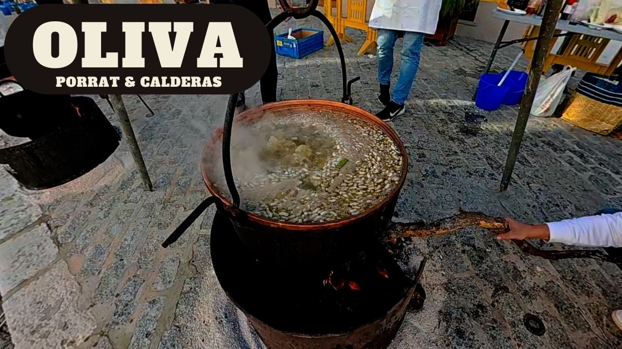 Calderes & Porrat de Sant Antoni de Oliva 🇪🇸 Calderas & Street Cooking Tradition 🔥