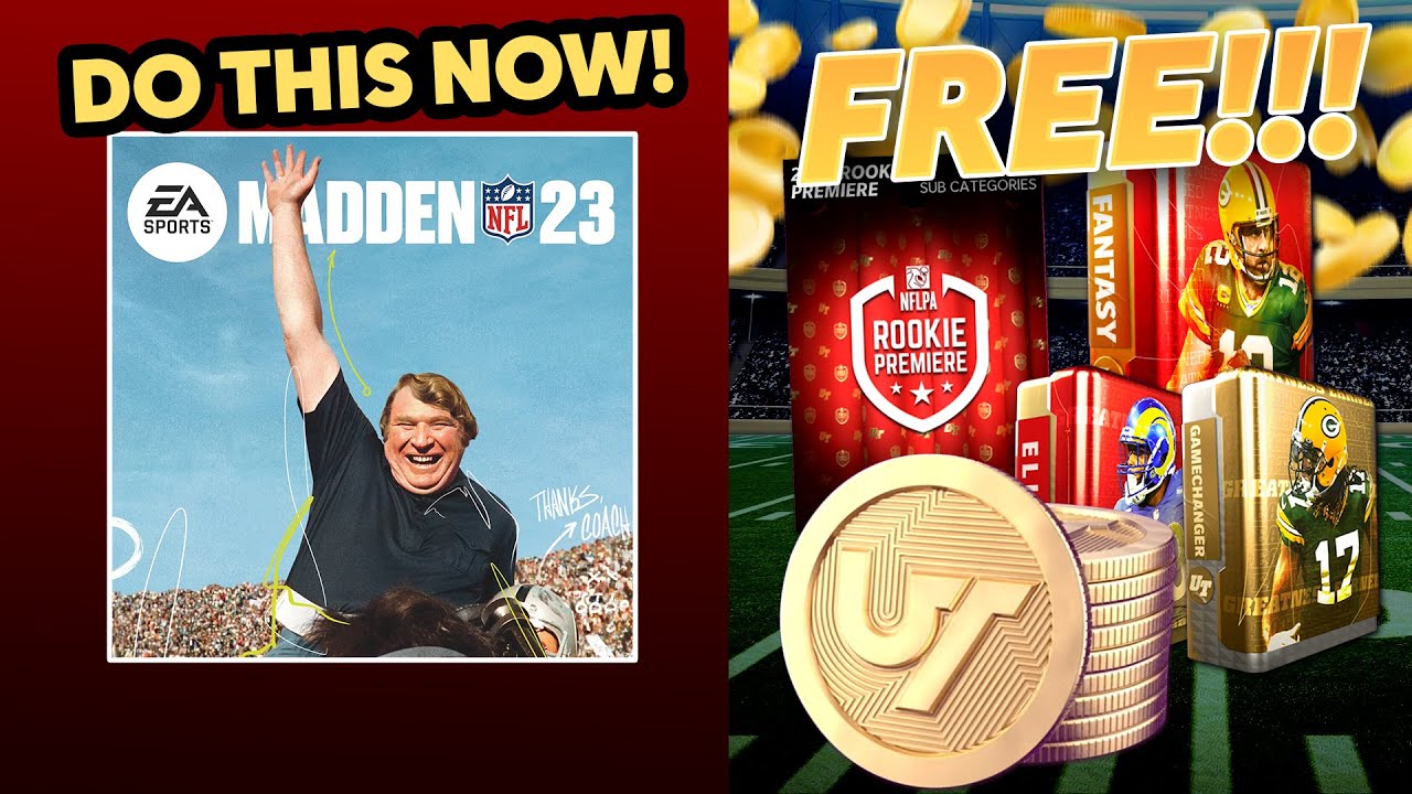 DO THIS NOW! FREE CARDS, PACKS & MORE FOR MADDEN 23