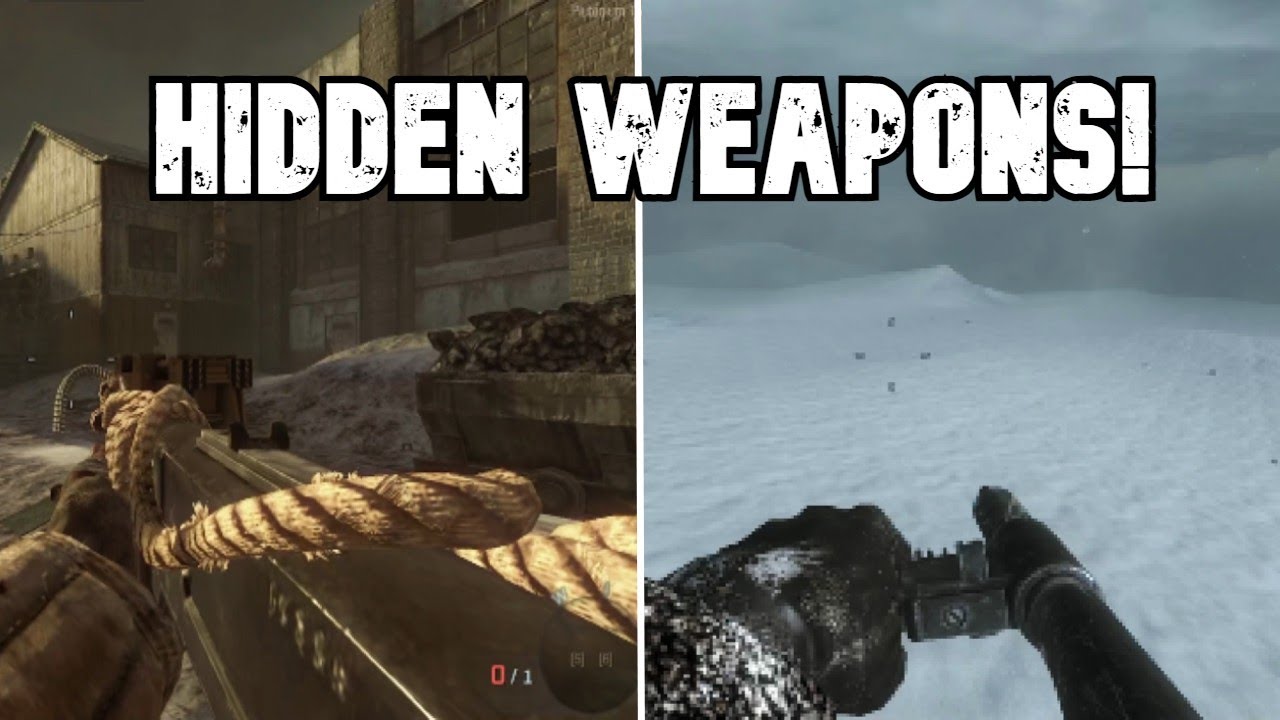 Call of Duty: Black Ops: Weird & Unused Weapons