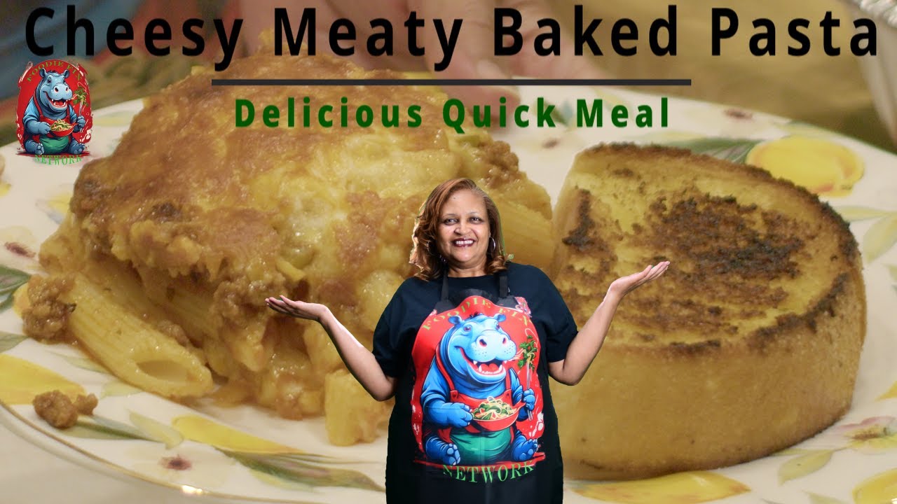 Highly Addictive Meaty Cheesy Baked Pasta!