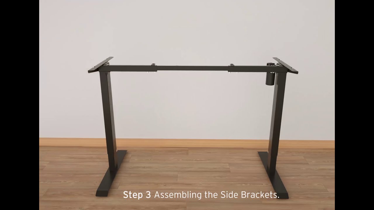 How to install your Ergo Office One Standing Desk Frame | Ergonomicsdirect