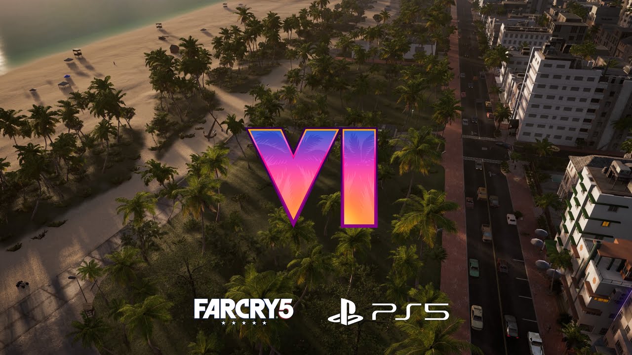I spent 300 hours recreating Ocean Drive from GTA 6 in Far Cry Arcade | Release Trailer 