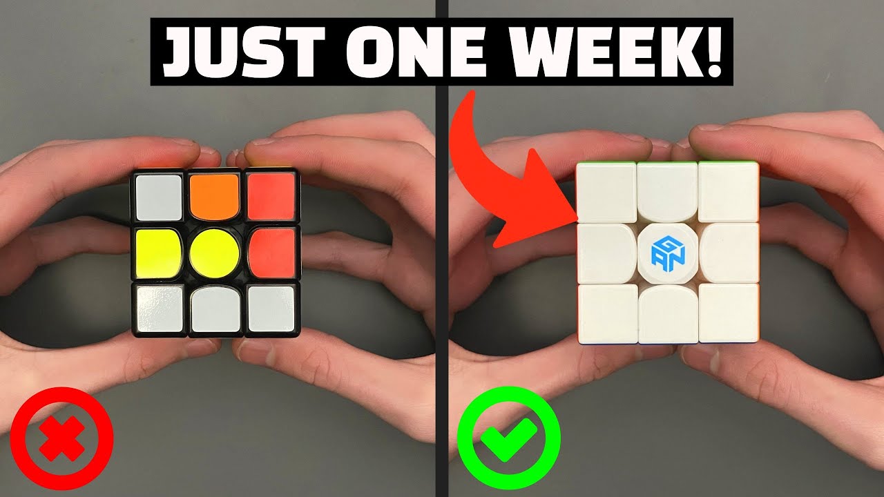 How To RAPIDLY Improve At Cubing (ONE WEEK)