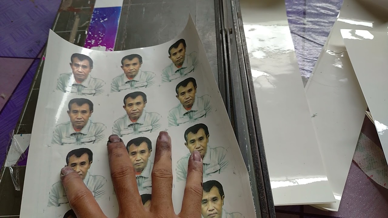 PRINT KERTAS STIKER PAKAI MESIN HP LASERJET