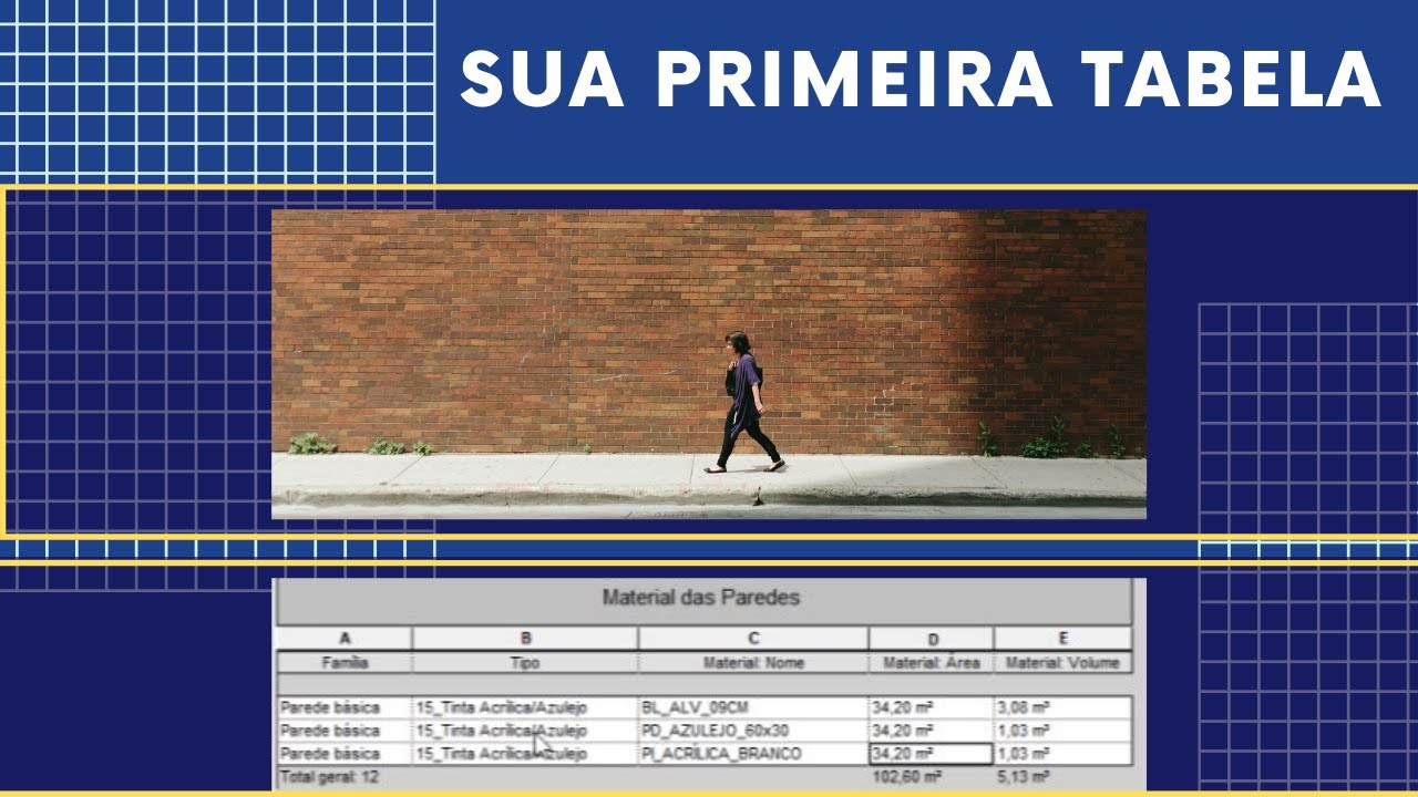 Extração de Quantitativos | Sua primeira Tabela de quantitativos no Revit (01/03) – Dica de Revit 36