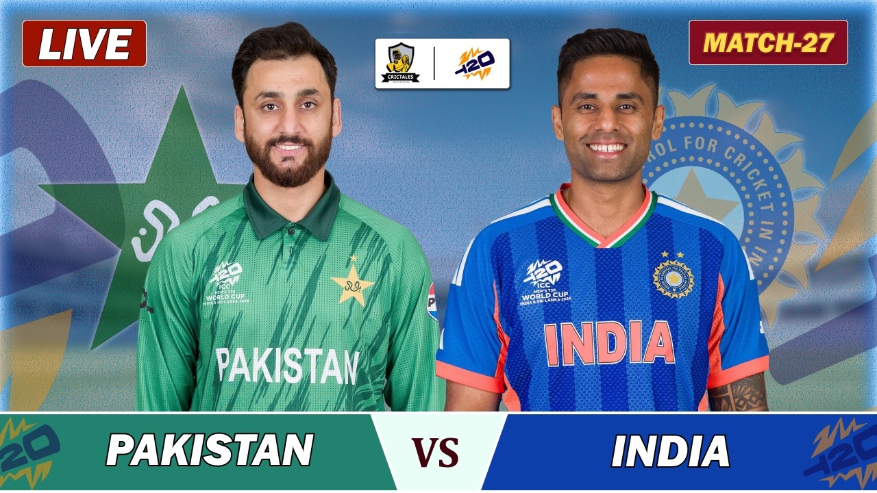 PAK VS IND 27TH T20 MATCH LIVE ,MUMBAI | ICC WC 2026 | PAKISTAN VS INDIA LIVE