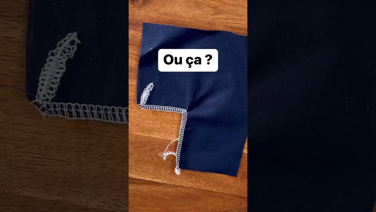 Tuto couture : comment r&eacute;ussir vos angles &agrave; la surjeteuse ?