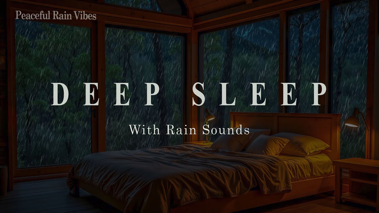 Healing Rain Sounds 🌧️ Deep Sleep Music for Meditation, Stress Relief & Calm Nights