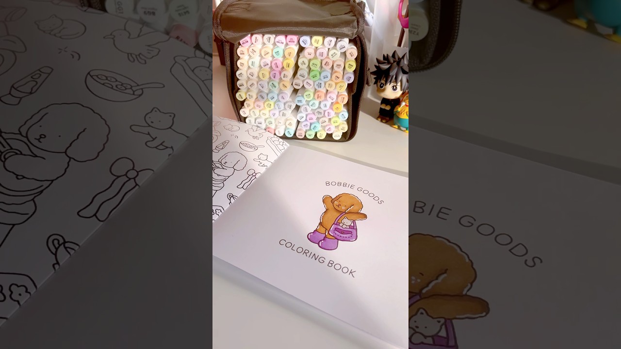 Unboxing Bobbie Goods Day to Night Coloring Book ✨ 
