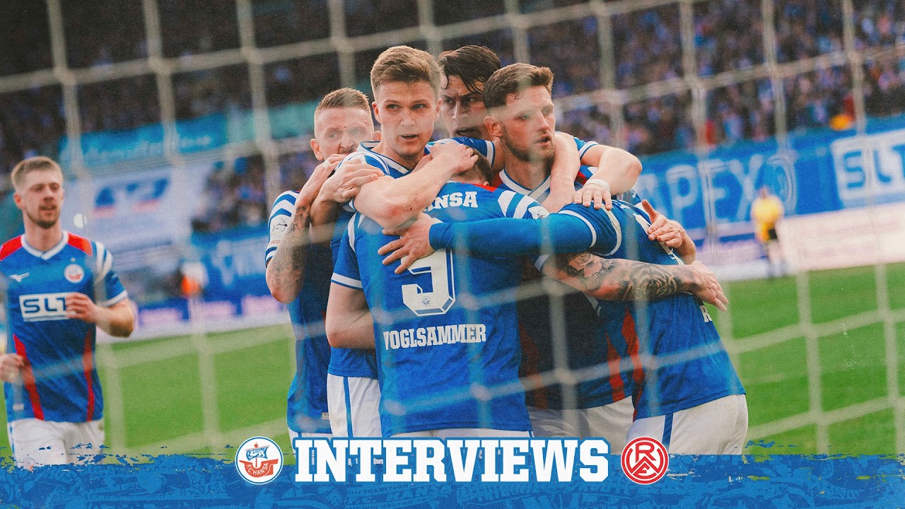 🎤 Interviews nach dem 26. Spieltag: F.C. Hansa Rostock vs. Rot-Weiss Essen | 3. Liga ⚽ | #fch