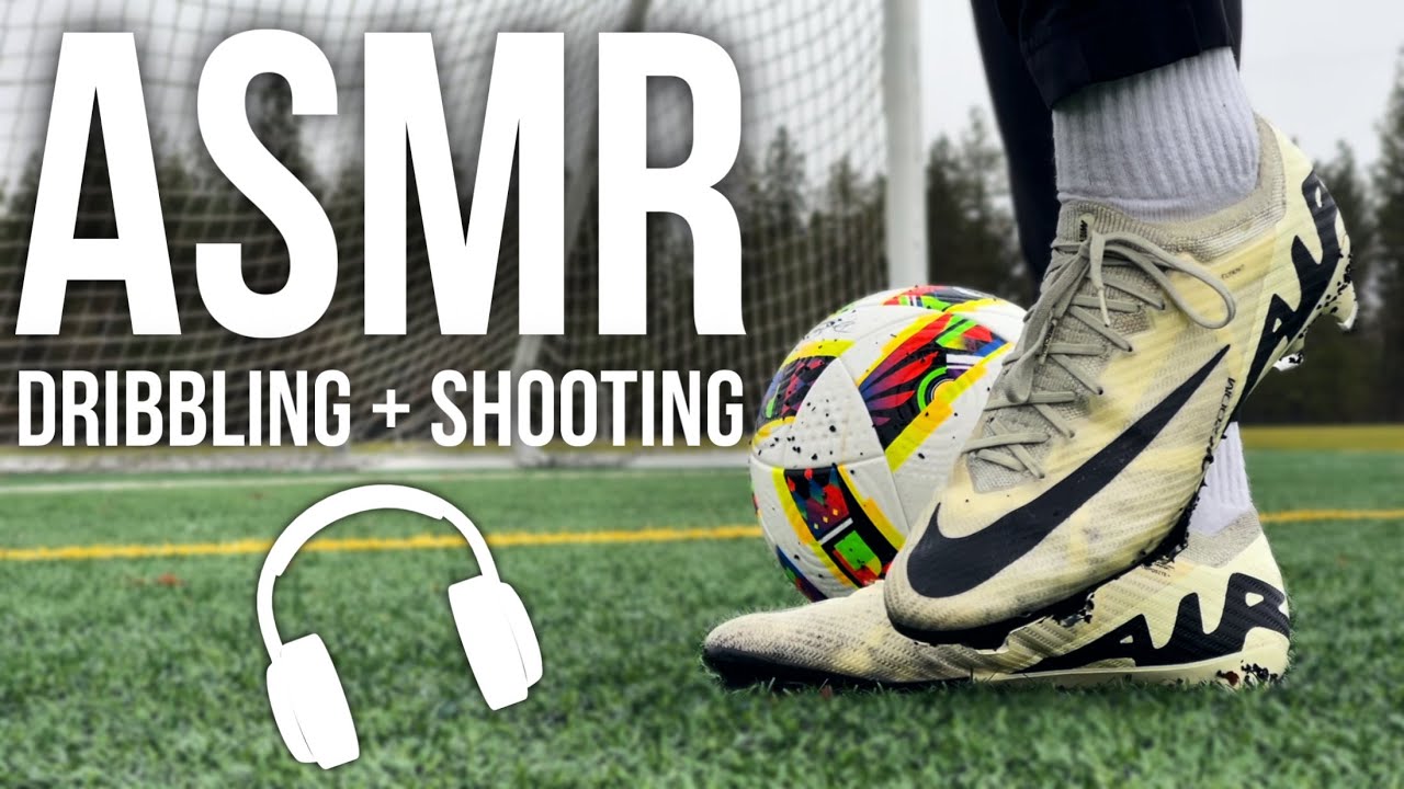 ASMR Dribbling & Shooting Training for Soccer / Football in Nike Mercurial Vapor 15