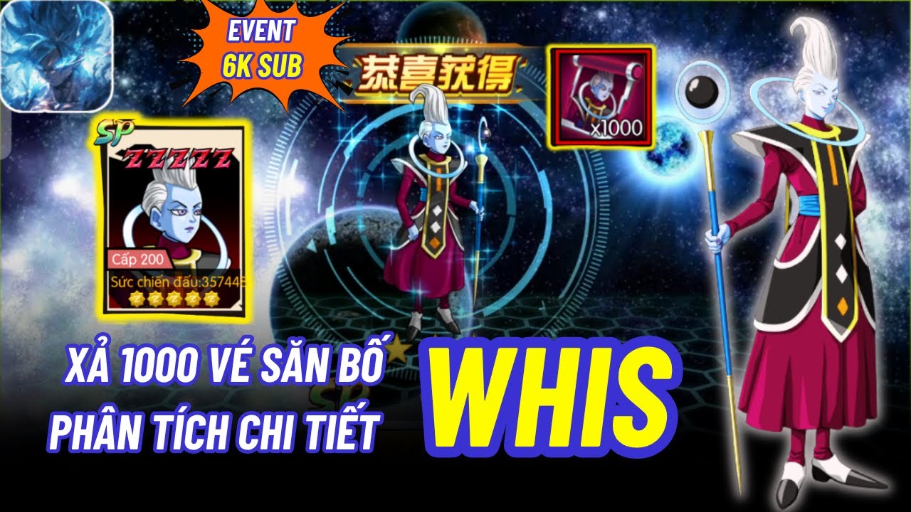 Rồng Thần Huyền Thoại X7 GAME #10 - BỐ WHIS XUẤT HIỆN!! XẢ 100K TỆ UP MAX Z ĐỎ || EVENT 6K SUB