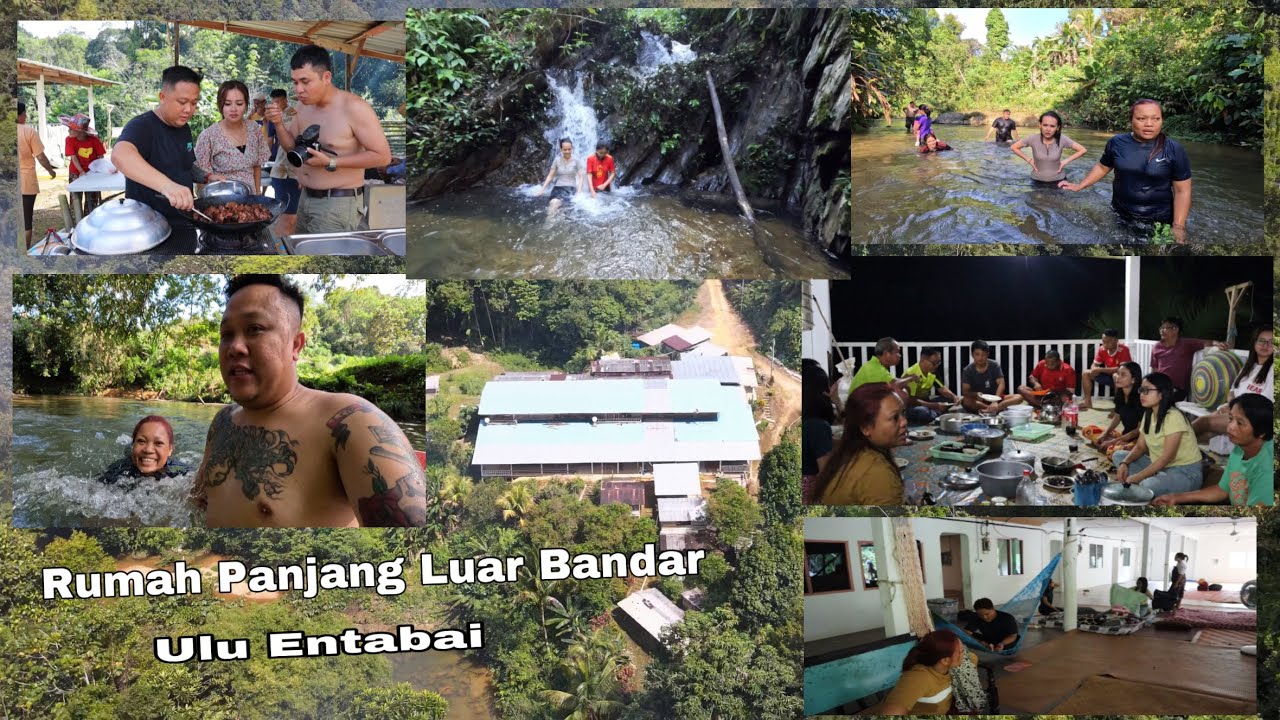 Merasa Tinggal Di Rumah Panjang Luar Bandar // Tuai Rumah Dennis Lat,Melaban,Kemalih,Ulu Entabai…//