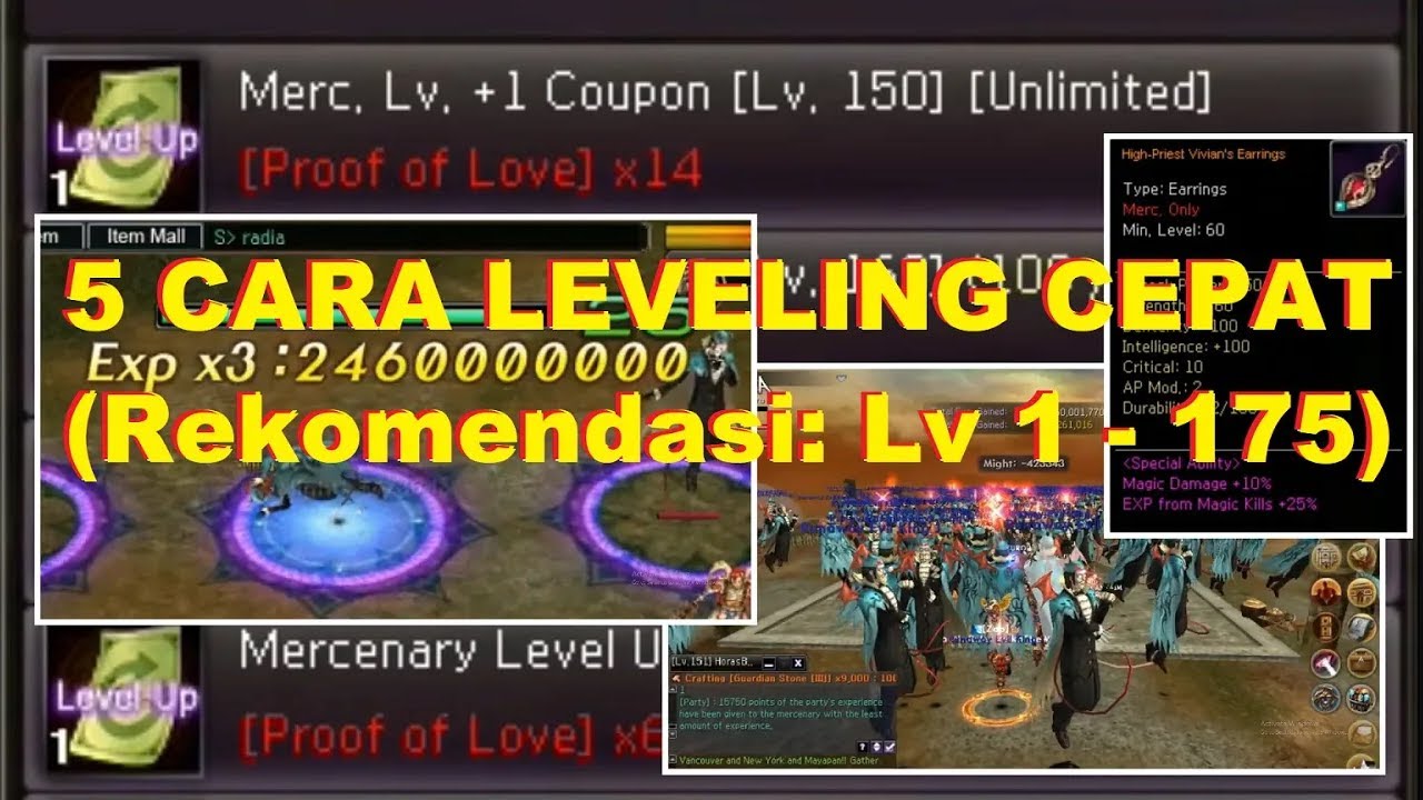 5 Cara Leveling Cepat di Game Atlantica | Atlantica Online