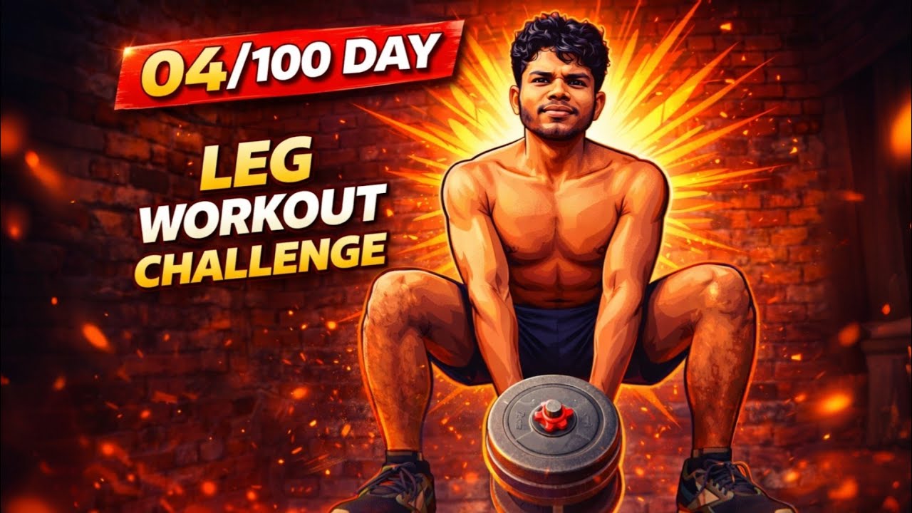 Day 04 of 100 🔥 | Winter Arc 2026 | Full Gym Workout | No Excuses