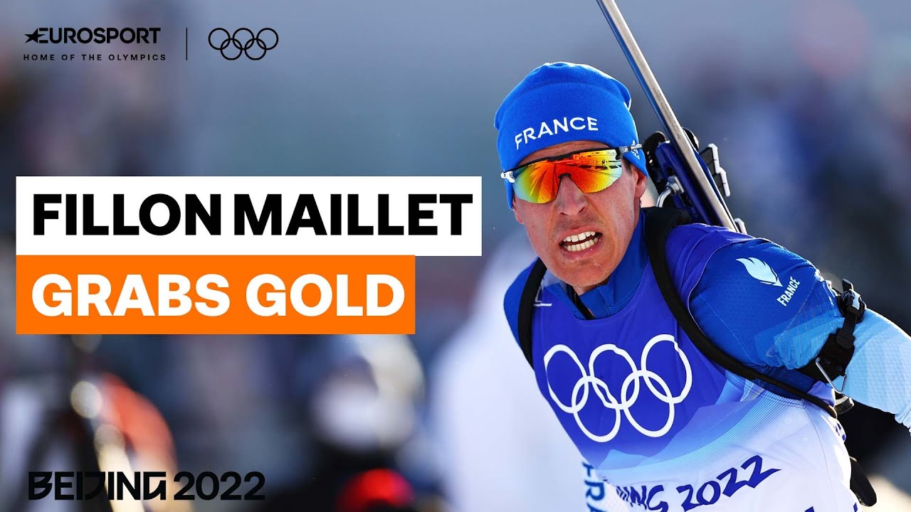 Fillon Maillet Wins Individual Biathlon Gold In Men's 20km Individual  | 2022 Winter Olympics
