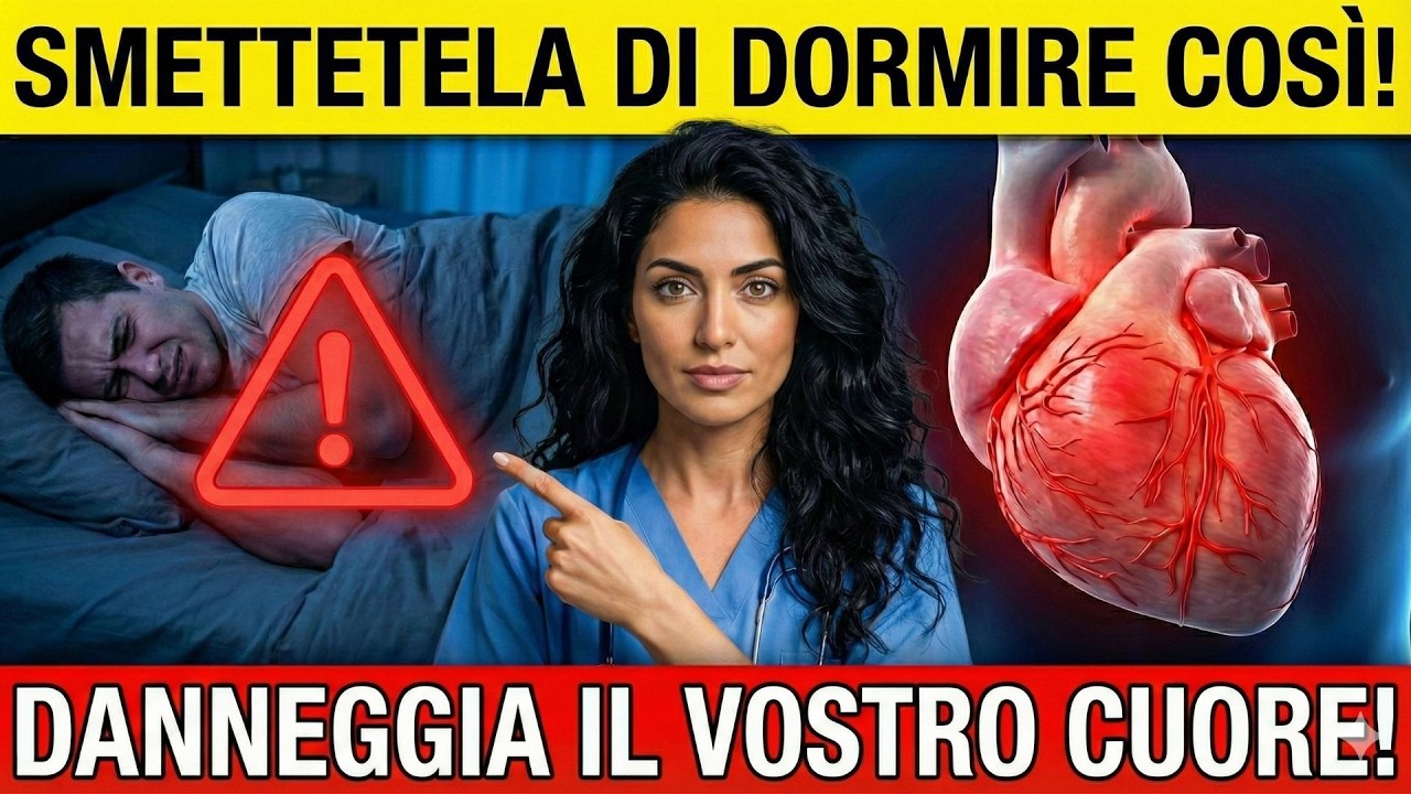 5 Segnali Che La Tua Posizione Nel Sonno Sta Danneggiando Lentamente Il Cuore (Risolvi Stanotte!)