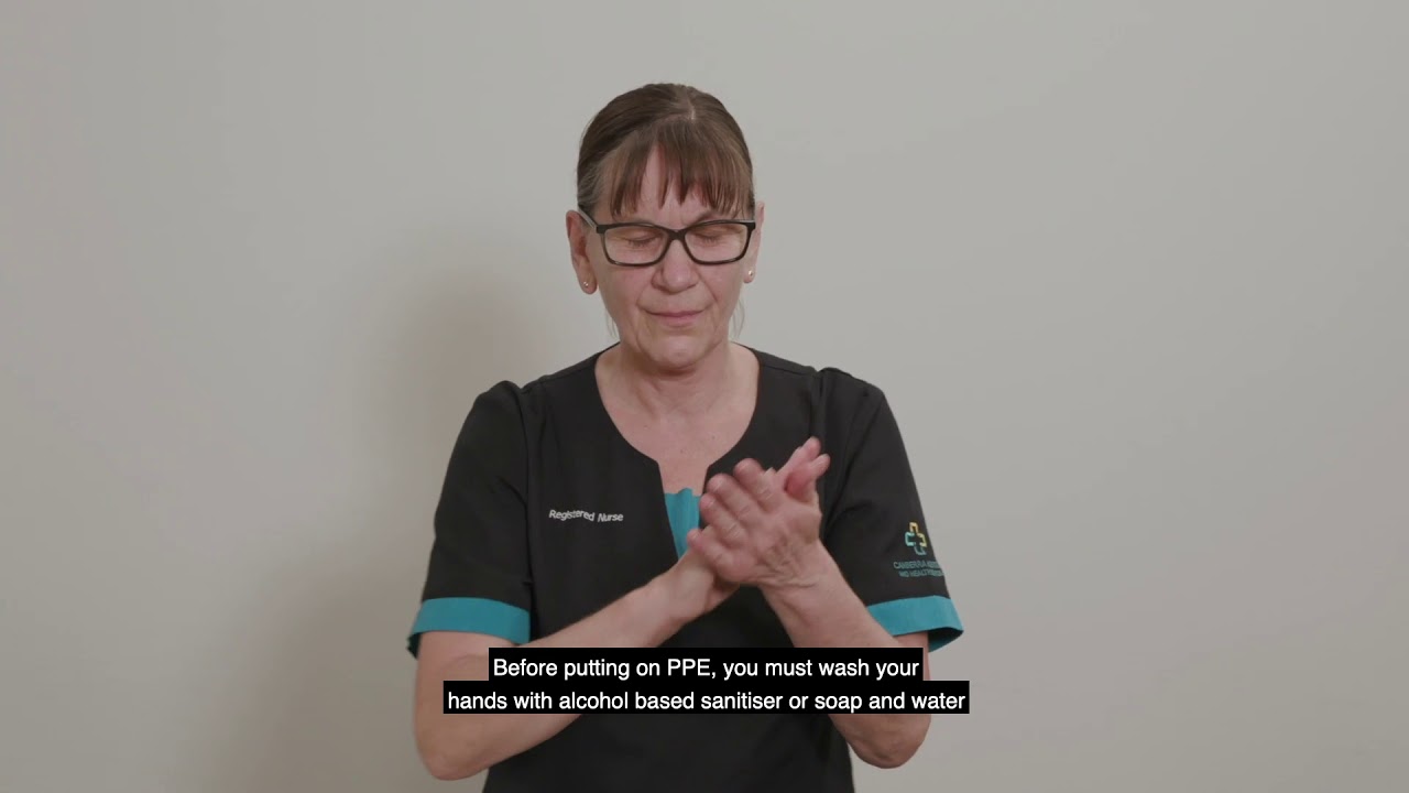 Coronavirus (COVID-19) Wearing Personal Protective Equipment for Disability Support Workers