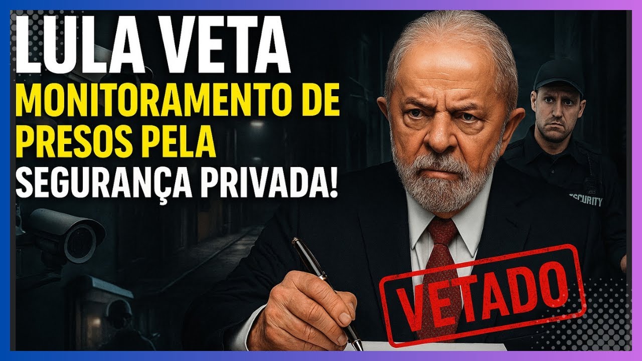 Porque LULA VETOU o Monitoramento de Presos Para a Segurança Privada!? | [Tornozeleira Eletrônica]