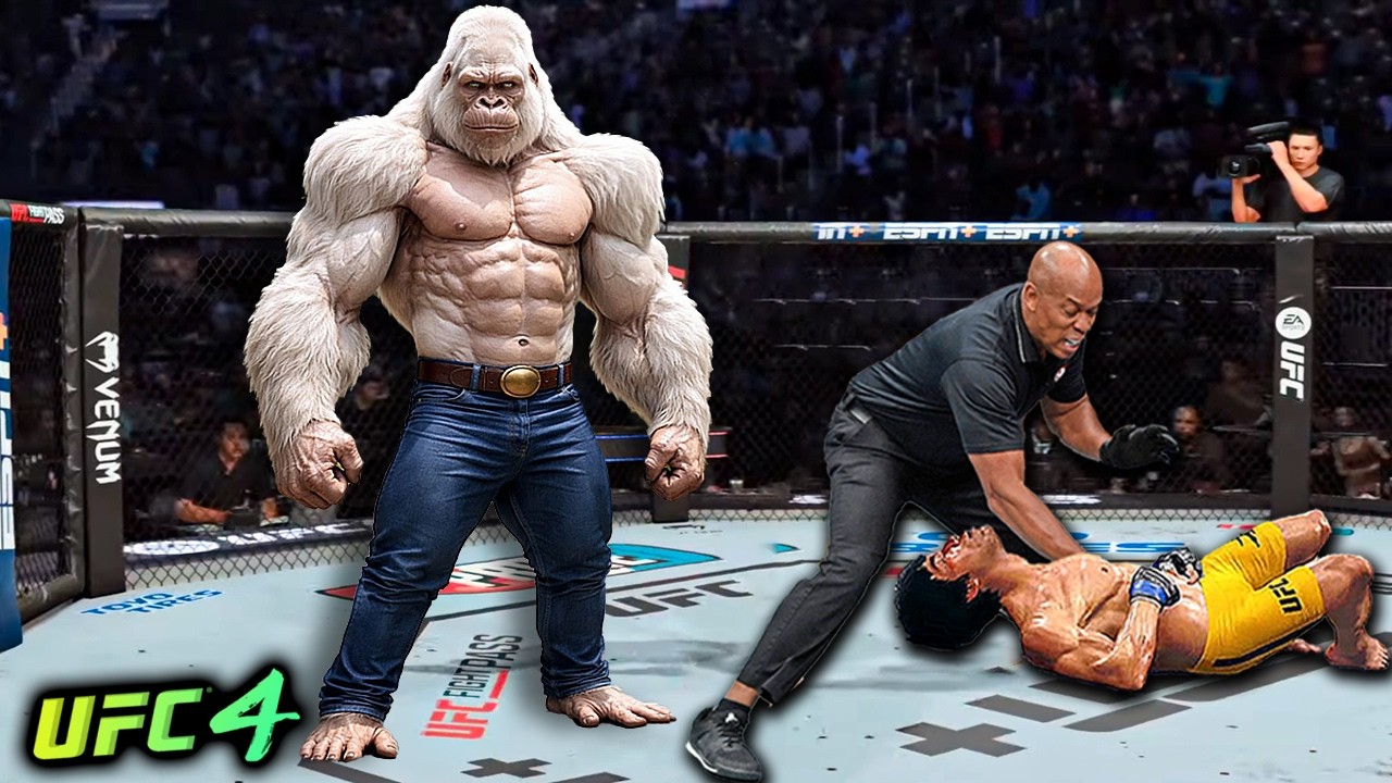 Блондин-спаржа против Брюса Ли (EA Sports UFC 4) - Реванш