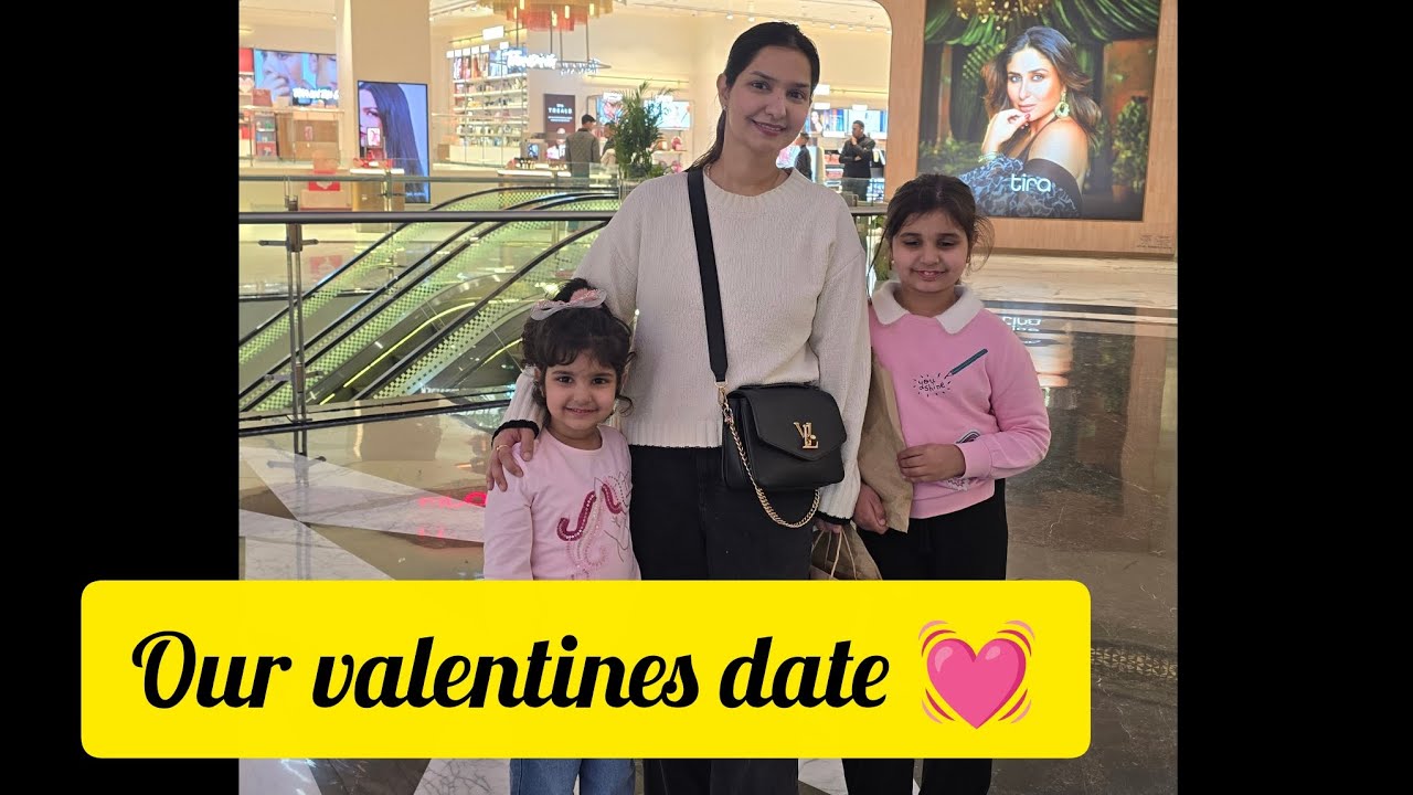 My date with my little girls | my daughter | mommy and daughter | valentine dinner with my daughters
