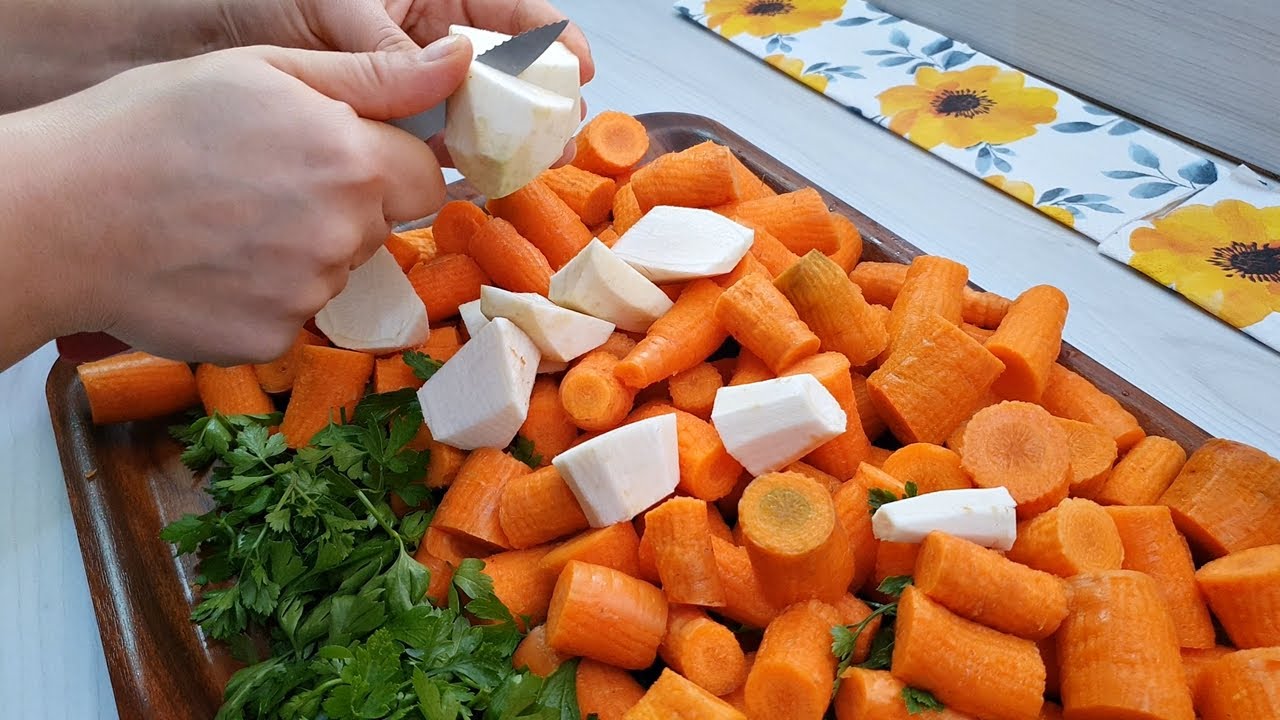 Кубики специй из моркови и петрушки для всех блюд - этот рецепт вы просили