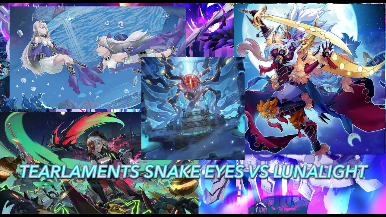 TEARLAMENTS SNAKE EYE VS 3 LUNALIGHT LIGER DANCER - YU-GI-OH! MASTER DUEL