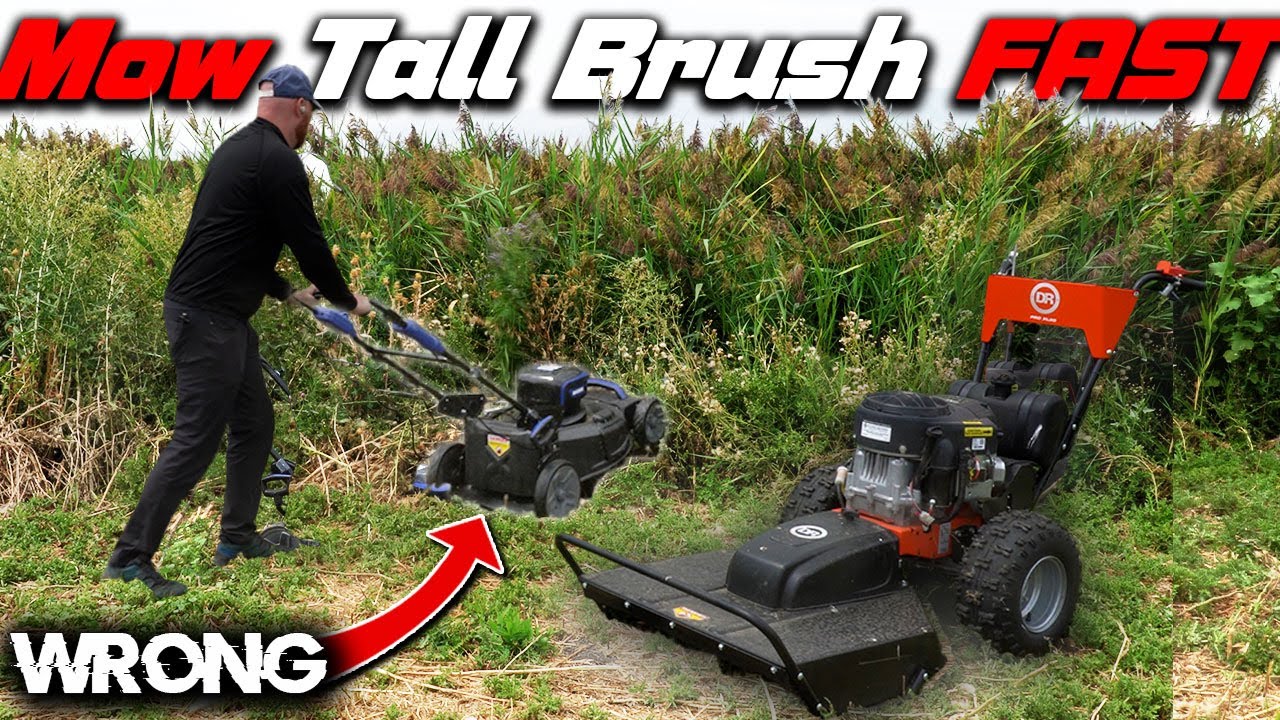 FINALLY A Mower That CUTS TALL GRASS & WEEDS - INSANE RESULTS!