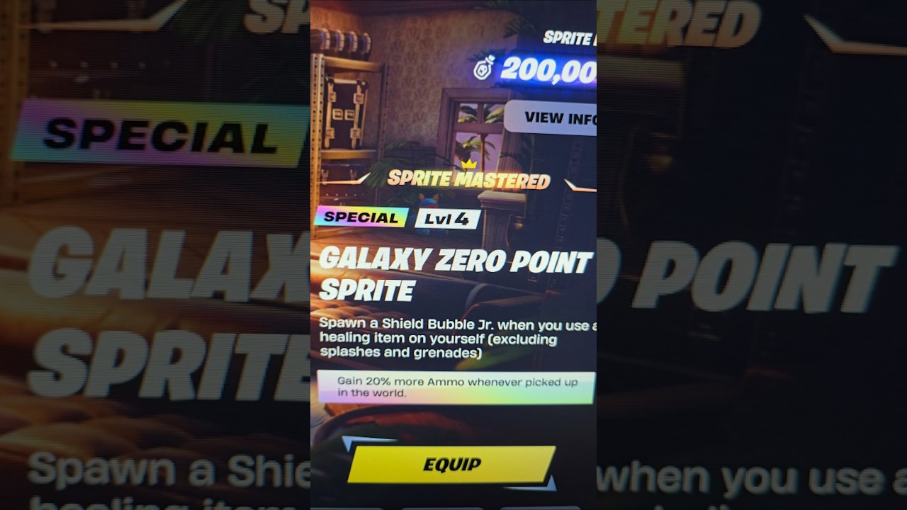 КАК И КОГДА НАЙТИ GALAXY ZERO POINT SPRITE В FORTNITE ГЛАВА 7 СЕЗОН 3 #fortnite #shorts