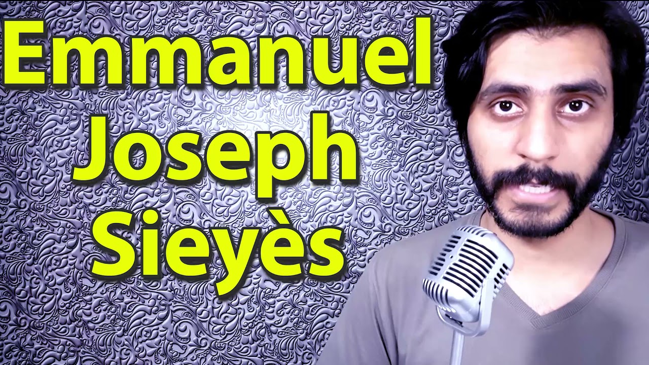 How To Pronounce Emmanuel Joseph Siey&egrave;s