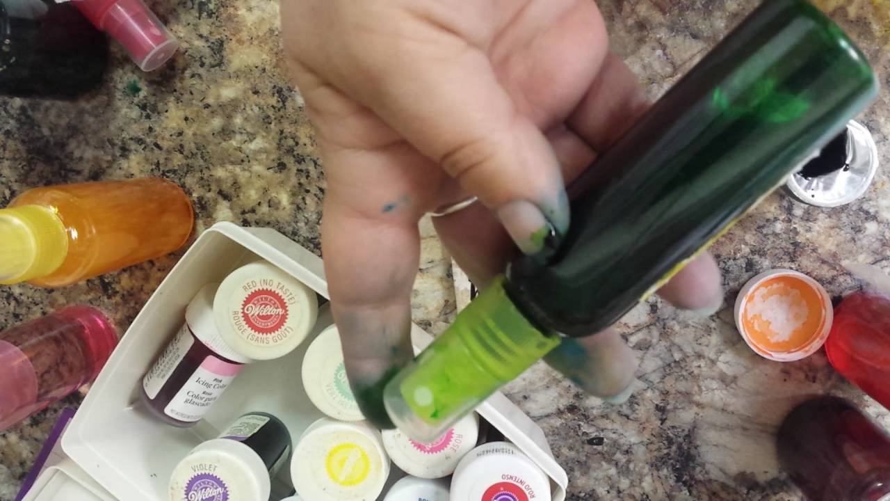 DIY intense color sprays