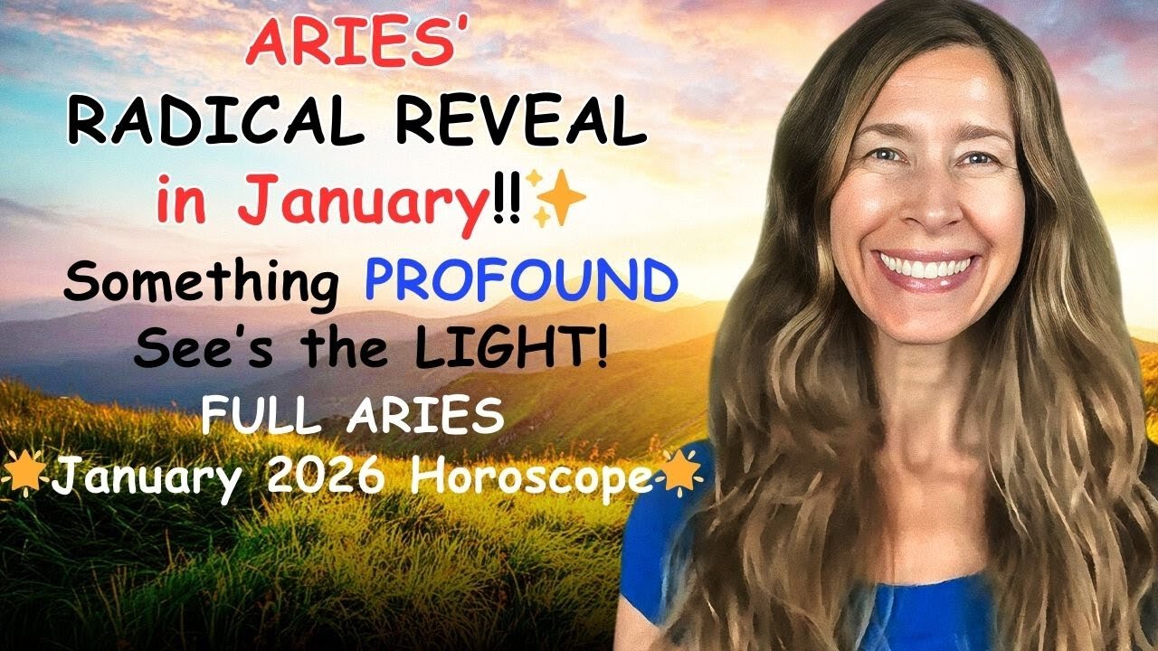 ARIES’ RADICAL REVEAL! ⭐️ Something PROFOUND Will See the LIGHT in January!! Full January Horoscope.