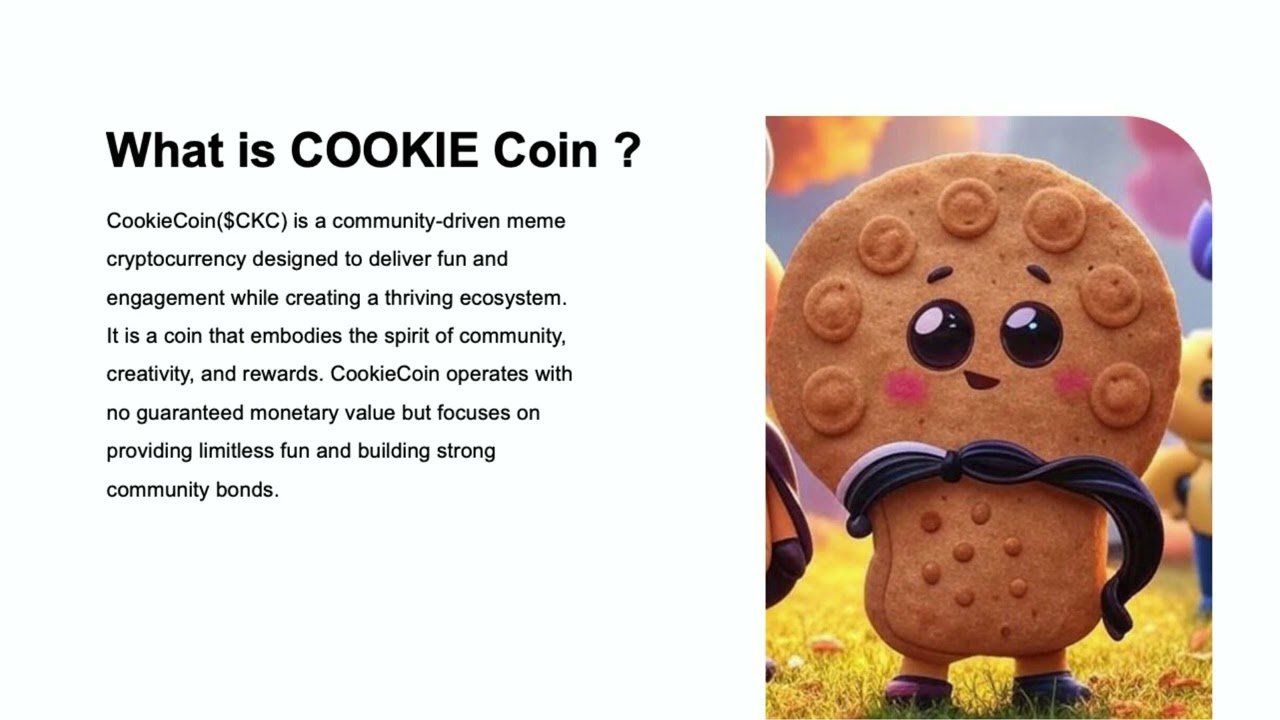 Official presentation video of the Cookie Coin meme project