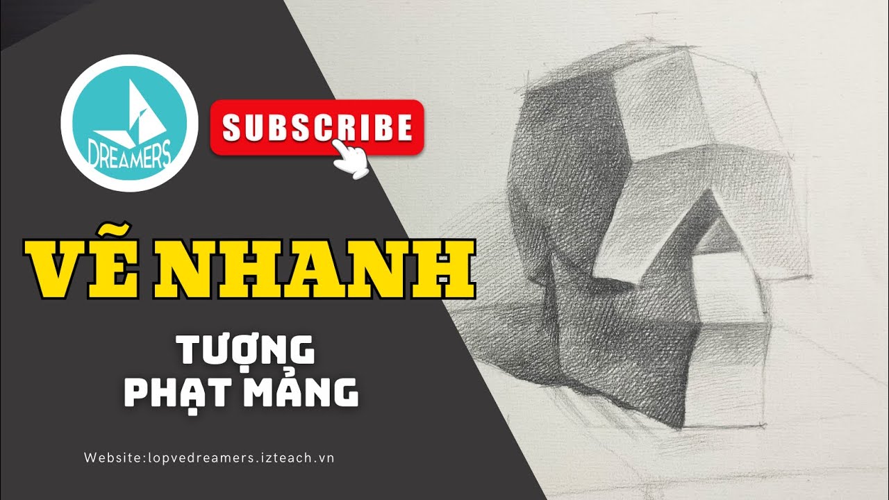 Phần 2 | Hướng dẫn vẽ Tượng Cơ bản Phạt mảng | học vẽ cơ bản Lớp vẽ Dreamers