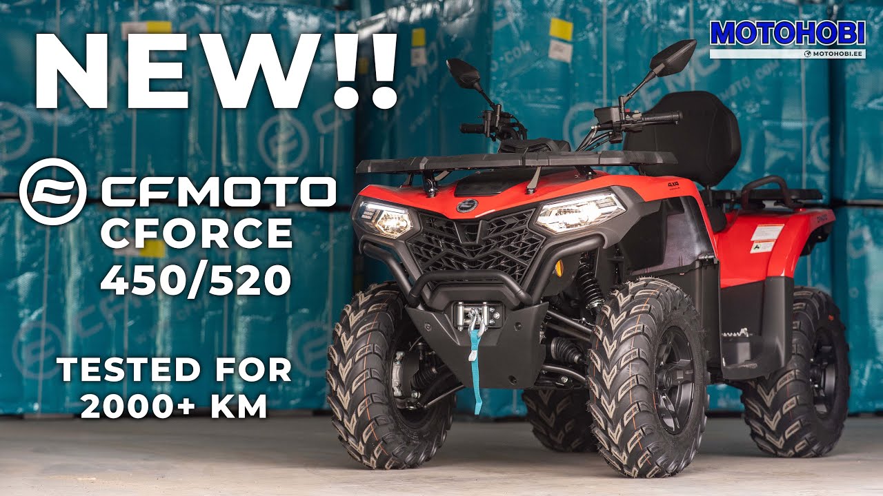 CFMOTO 450/520, NEW CFORCE, ATV, UUS ATV, ATV TEST, MOTOHOBI, UUS MUDEL, 2022MY , MOTOHOBI