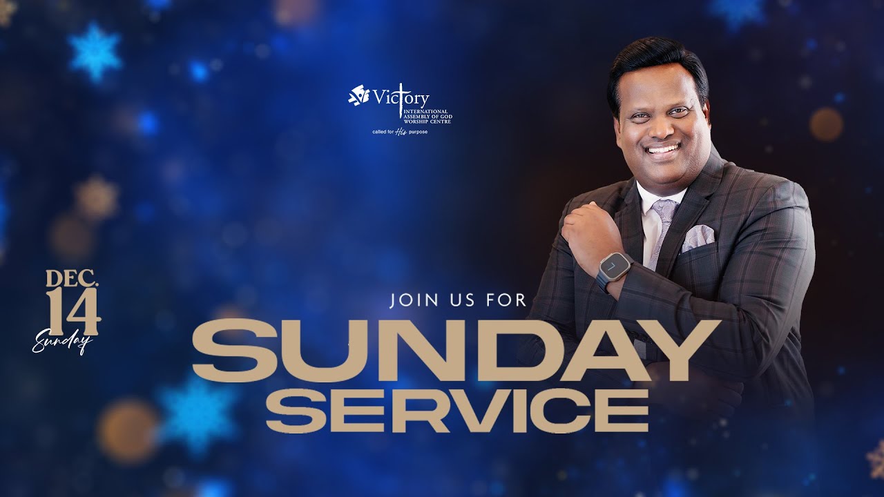 🔴 🅻🅸🆅🅴 14th Dec 2025 | Sunday Worship 1st Service | Rev. Dr. Ravi Mani