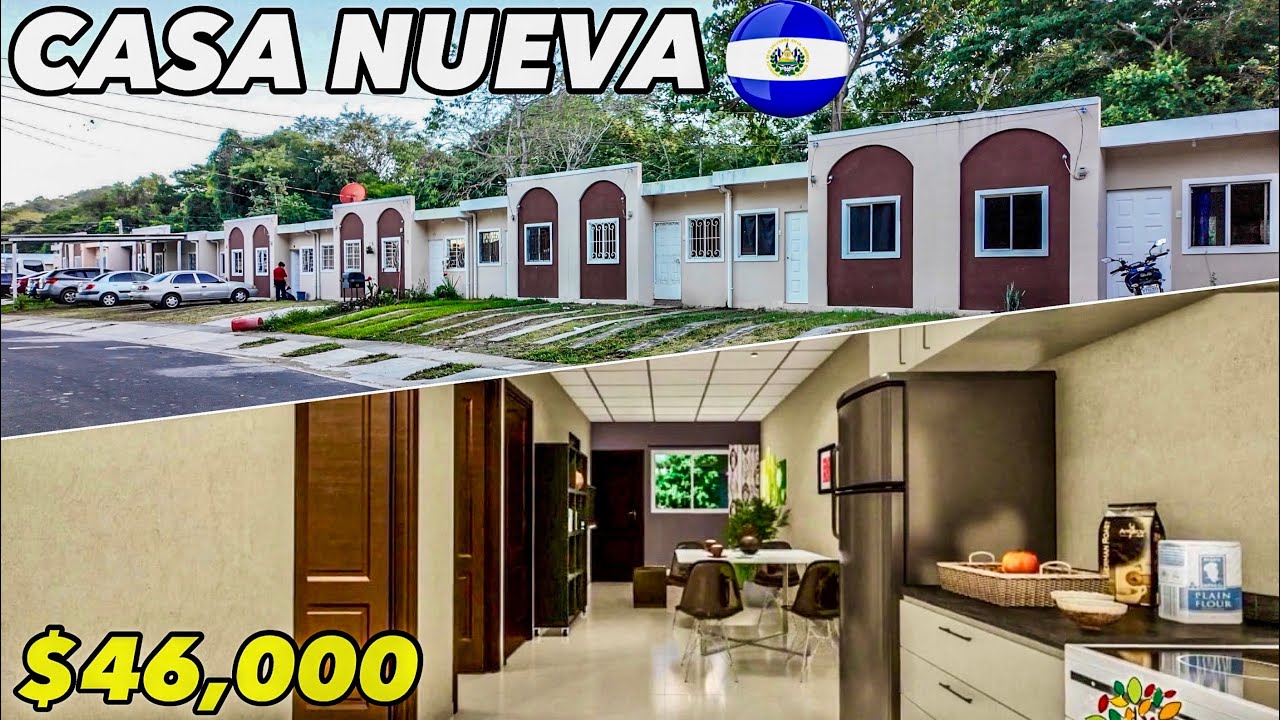 Cumple tus sueños SOLO $46,000 casa a estrenar EL SALVADOR Santa Ana 🇸🇻