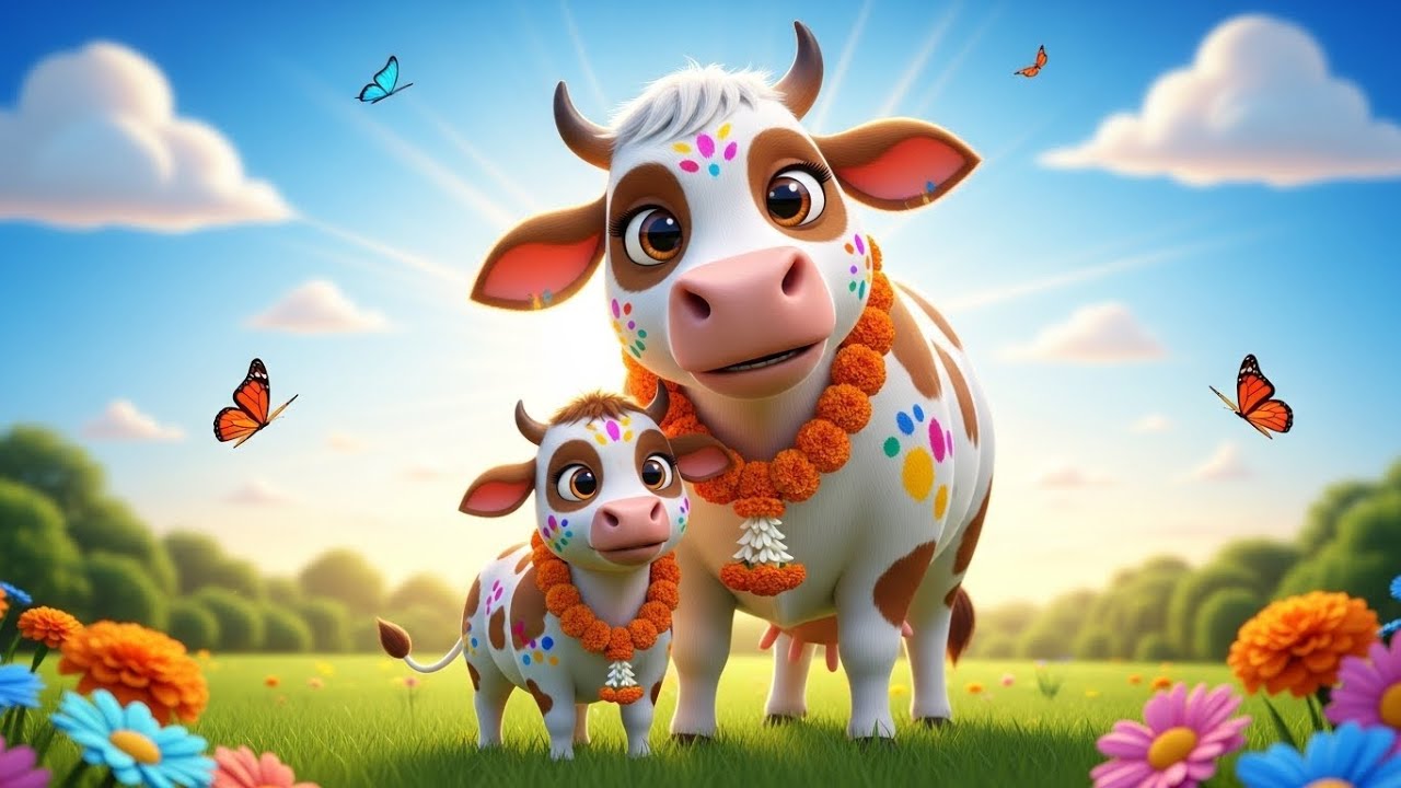 Gaiya Meri Gaiya | Gaiya Meri Aati Hai | Mujhko Doodh Pilati Hai | Viral Cow Song | Famous Cow Song