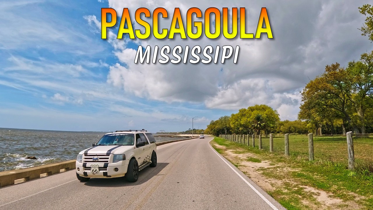 Pascagoula Mississippi Driving Through