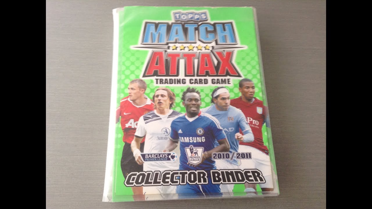 **BLAST FROM THE PAST/EP 1** TOPPS MATCH ATTAX 10/11 **FULL BINDER SHOWCASE**