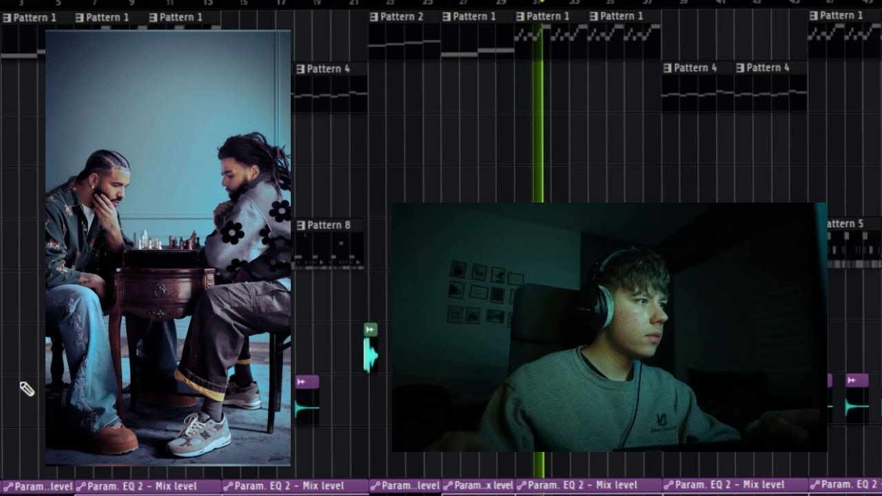 Flipping a sample into a beat for Drake and J Cole | FL Studio Cookup