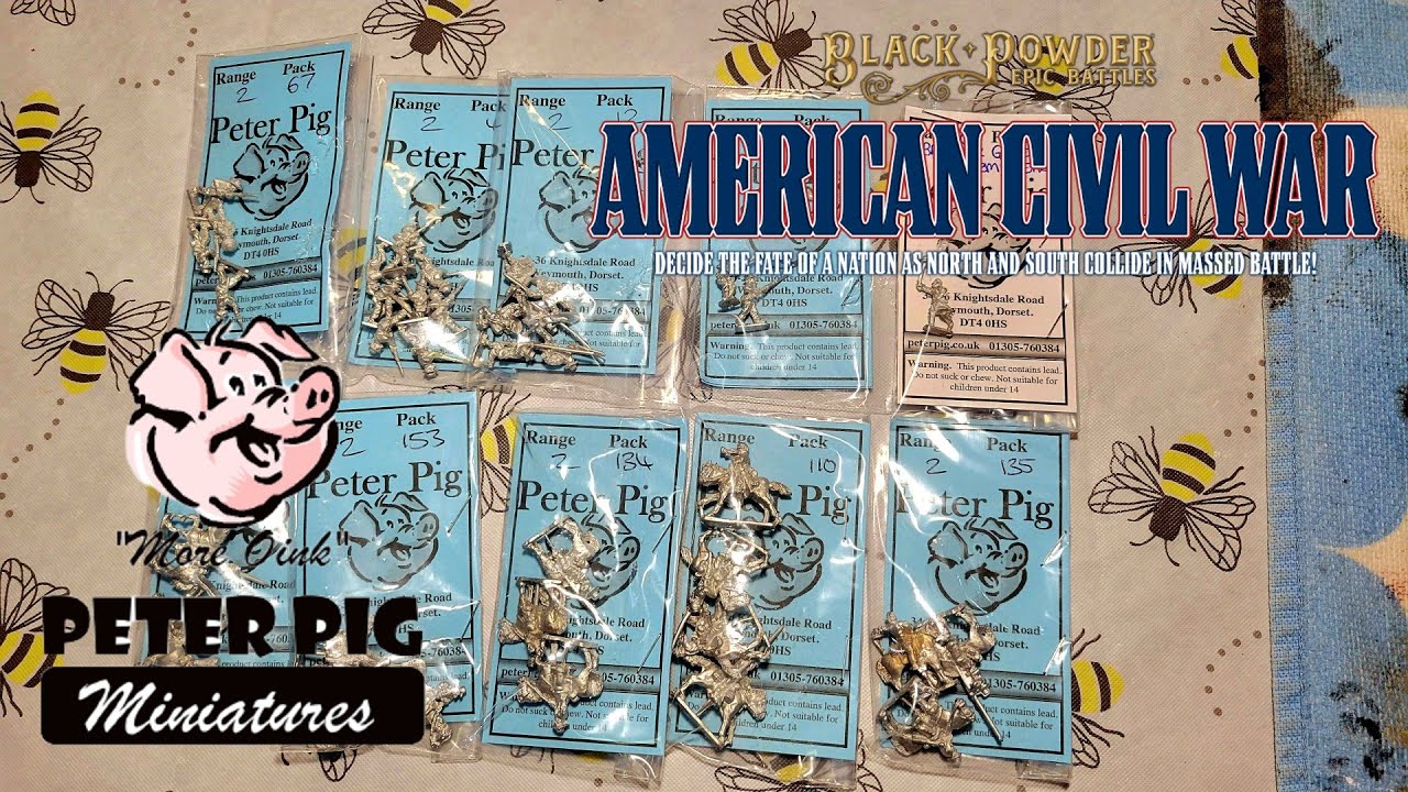 American Civil War Peter Pig 15mm Miniatures Haul and Warlord Games Epic Scale Comparison!